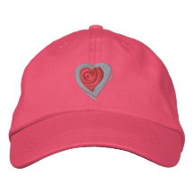 Heart Embroidered Hat