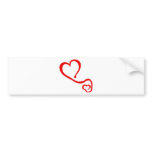 heart-grafit-2 bumper stickers