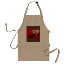heart  in coffee apron