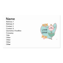 Heart Little Sister Business Card