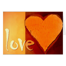 Heart love card