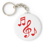 heart-music keychains