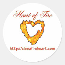 Heart of Fire Sticker