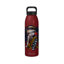 Heart of Nails Water Bottle gothic valentine angel