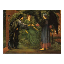 Heart of the Rose - Edward Burne-Jones Postcards