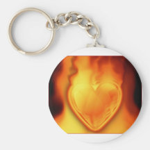 heart-on-fire keychains