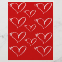 Heart Paper Flyer Design