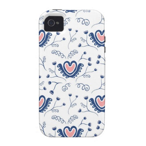 "Heart Pattern" iPhone 4 Cases