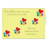Heart-Paw_"Footprints on the Heart" pet sympathy Cards