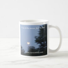 heart shaped moon coffee mug
