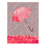 HEART SHOWERS by SHARON SHARPE Postcard