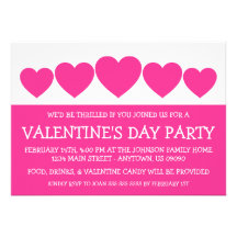 Heart Silhouette Valetine's Day (Hot Pink) Announcement