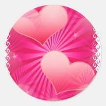 Heart Star Sticker