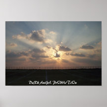 Heart Sunset Poster