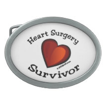 Heart Surgery Survivor Belt Buckle