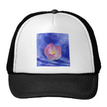 Heart to heart lotus flower mesh hat