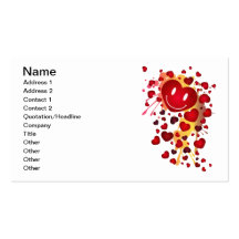 Heart_type_Virus Business Cards