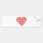 Heart_Words_2.png Bumper Sticker