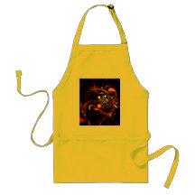 Heartbeat Abstract Art Apron