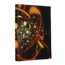 Heartbeat Abstract Art iPad Folio Case