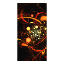 Heartbeat Abstract Art Photo Card