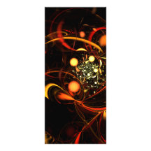 Heartbeat Abstract Art Rack Card