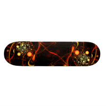 Heartbeat Abstract Art Skateboard