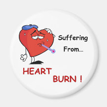 heartburn full refrigerator magnet