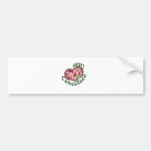 heartcamo bumper sticker