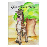 Heartfelt Giraffe Card