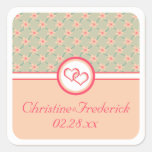 Hearts and Blossoms, souvenir stickers