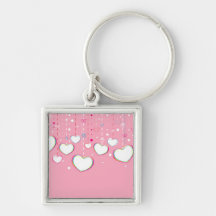 Hearts and Strings Key Chain
