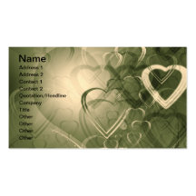 Hearts Business Cards