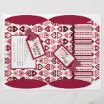 Hearts Confection Puff Box Template Custom Flyer