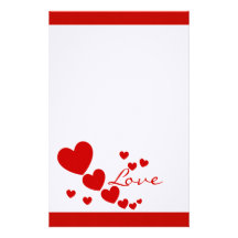 Hearts Custom Stationery