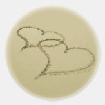 Hearts In The Sand Stickers