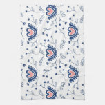 Hearts n' Flowers kitchen towels