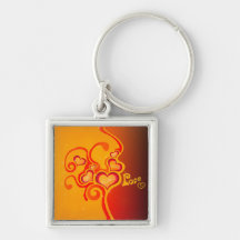 Hearts of Love Keychains