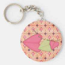 Hearts on a String Keychain