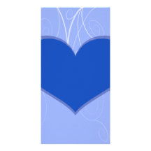 Hearts on Swirls Photo Cards