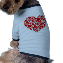 hearts pet shirt