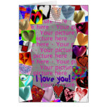 Hearts Picture Frame Card
