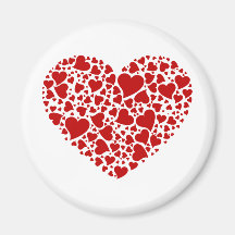 hearts refrigerator magnets