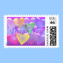 Hearts Thank You Stamp stamps