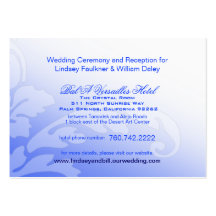 Heartstrings Directions Card cobalt Business Card Template