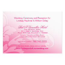 Heartstrings Directions Card hot pink Business Cards