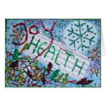 Heatlh is Wealth Holiday Card
