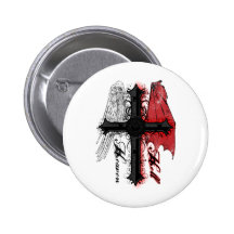 Heaven and Hell Pinback Button