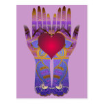 Heaven Hands Postcard