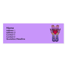 Heaven Hands Profile Card Business Card Templates